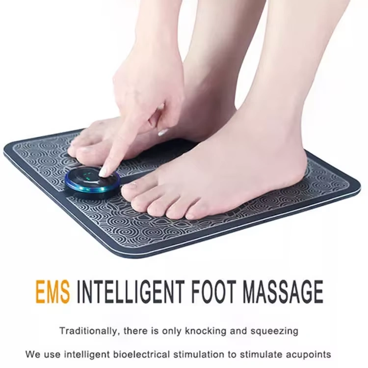 Electric EMS Foot Massager Mat - পোর্টেবল ফোল্ডেবল ফুট ম্যাসেজার প্যাড | রক্ত সঞ্চালন ও পায়ের ব্যথা দূর করার আধুনিক সমাধান