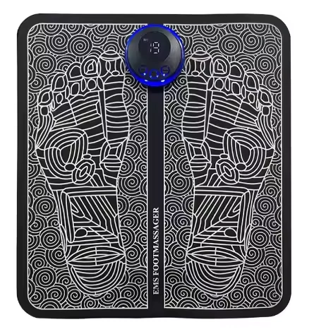 Electric EMS Foot Massager Mat - পোর্টেবল ফোল্ডেবল ফুট ম্যাসেজার প্যাড | রক্ত সঞ্চালন ও পায়ের ব্যথা দূর করার আধুনিক সমাধান